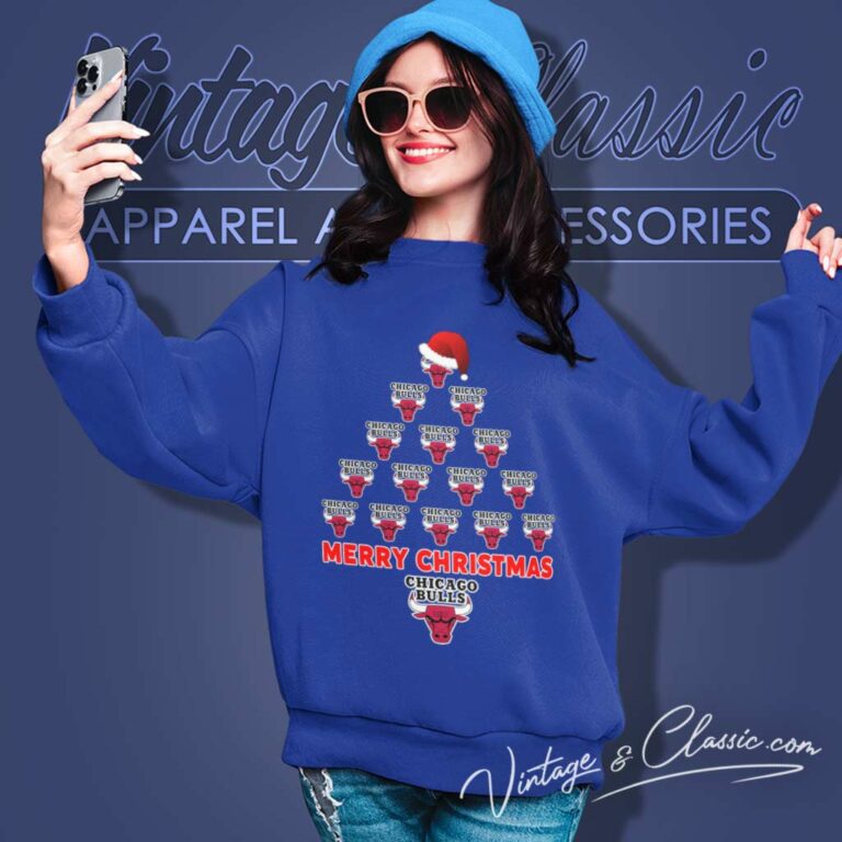 Chicago Bulls Ugly Christmas Tree Sweatshirt Chicago Bulls Ugly Christmas Tree Sweatshirt