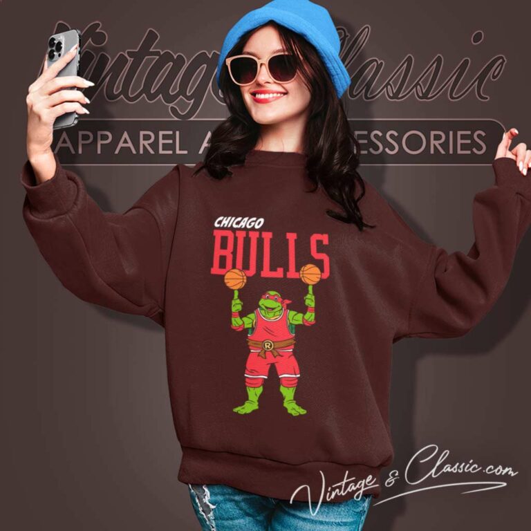 Chicago Bulls X Teenage Mutant Ninja Turtles Sweatshirt Chicago Bulls X Teenage Mutant Ninja Turtles Sweatshirt