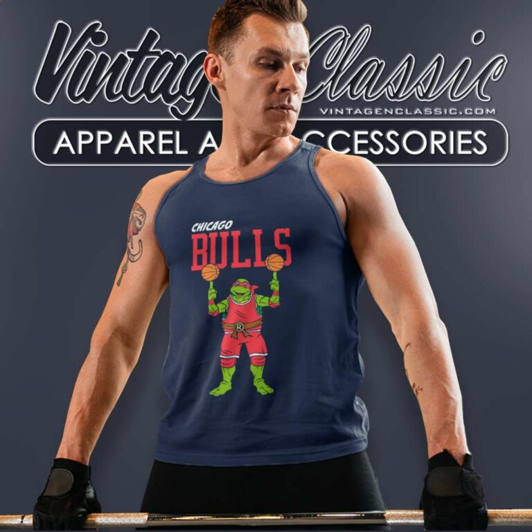 Chicago Bulls X Teenage Mutant Ninja Turtles Tank Top Racerback Chicago Bulls X Teenage Mutant Ninja Turtles Tank Top Racerback