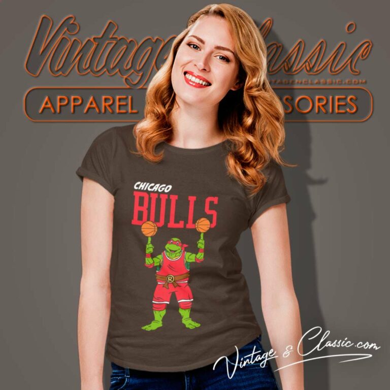 Chicago Bulls X Teenage Mutant Ninja Turtles Women TShirt Chicago Bulls X Teenage Mutant Ninja Turtles Women TShirt