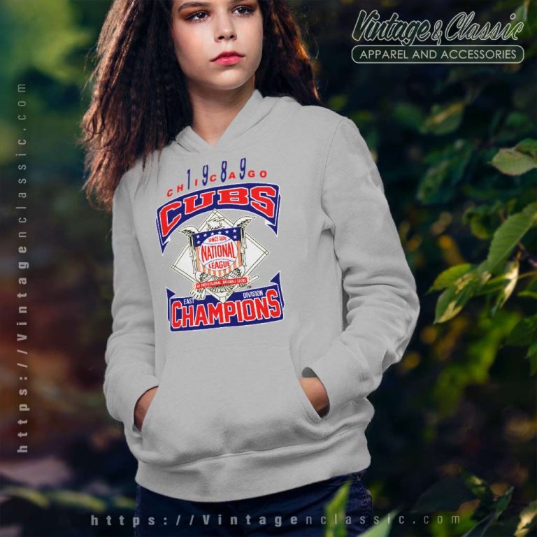 Chicago Cubs 1989 National League East Division Champions Hoodie Chicago Cubs 1989 National League East Division Champions Hoodie