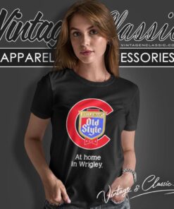 Chicago Cubs Heilemans Old Style Beer Wrigley Women T Shirt