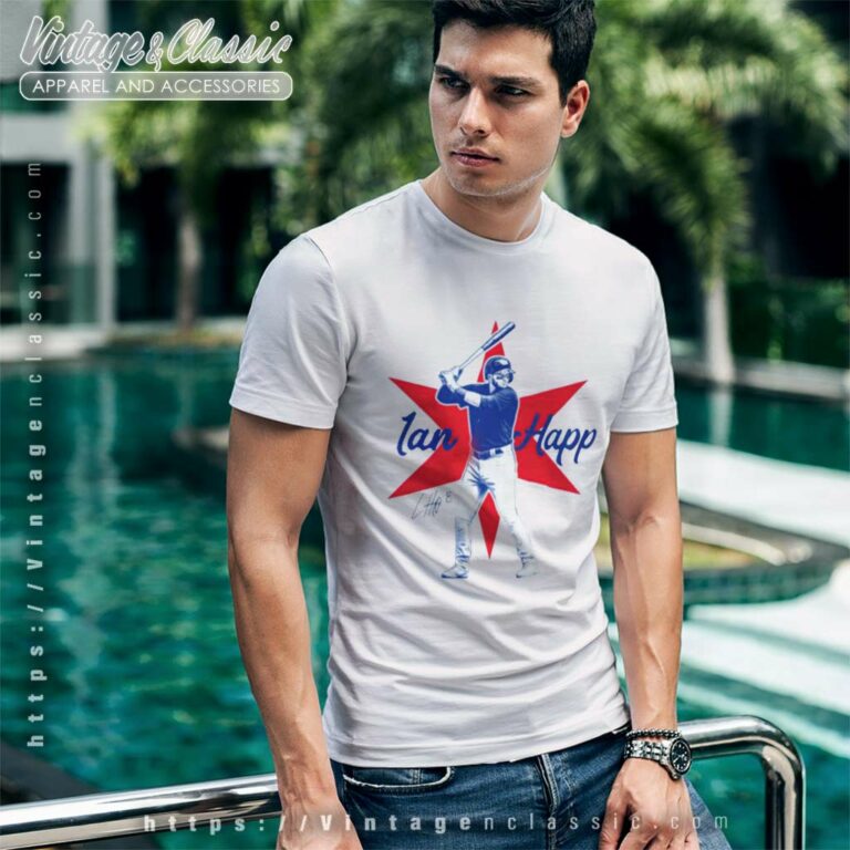 Chicago Cubs Ian Happ Hit The Ball Signature T Shirt Chicago Cubs Ian Happ Hit The Ball Signature T Shirt