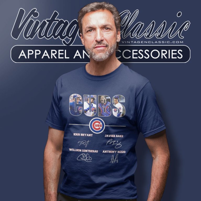 Chicago Cubs Kris Bryant Javier Baez Willson Contreras Anthony Rizzo T Shirt Chicago Cubs Kris Bryant Javier Baez Willson Contreras Anthony Rizzo T Shirt