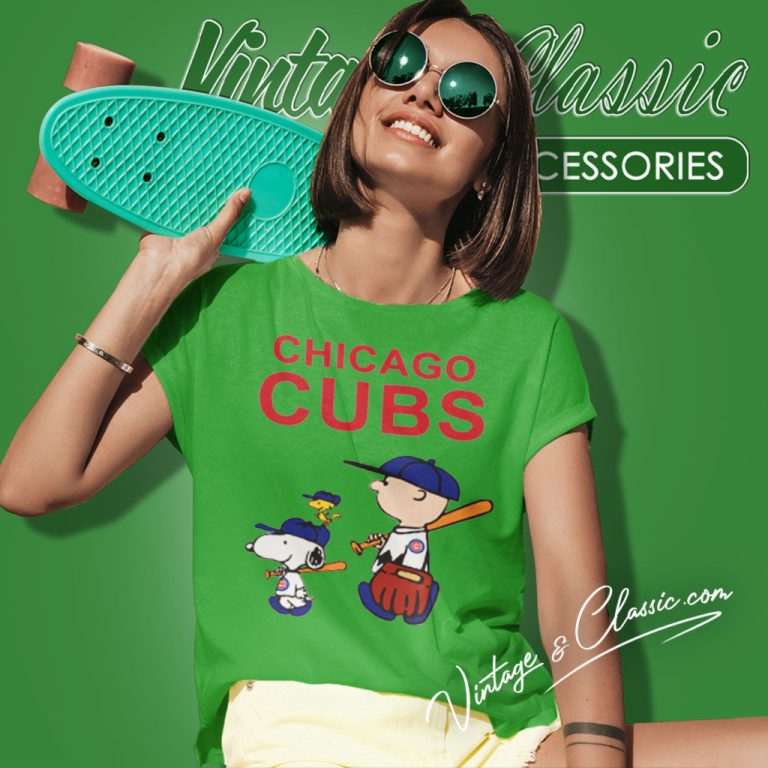 Chicago Cubs Lets Play Football Together Snoopy Charlie Brown Women T Shirt Chicago Cubs Lets Play Football Together Snoopy Charlie Brown Women T Shirt