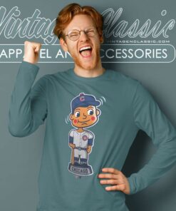 Chicago Cubs Pop Fly Long Sleeve Tee
