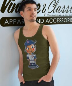 Chicago Cubs Pop Fly Tank Top Racerback