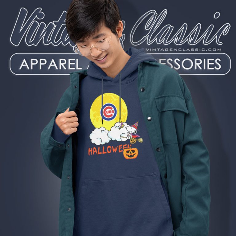 Chicago Cubs Snoopy Halloween Hoodie Chicago Cubs Snoopy Halloween Hoodie