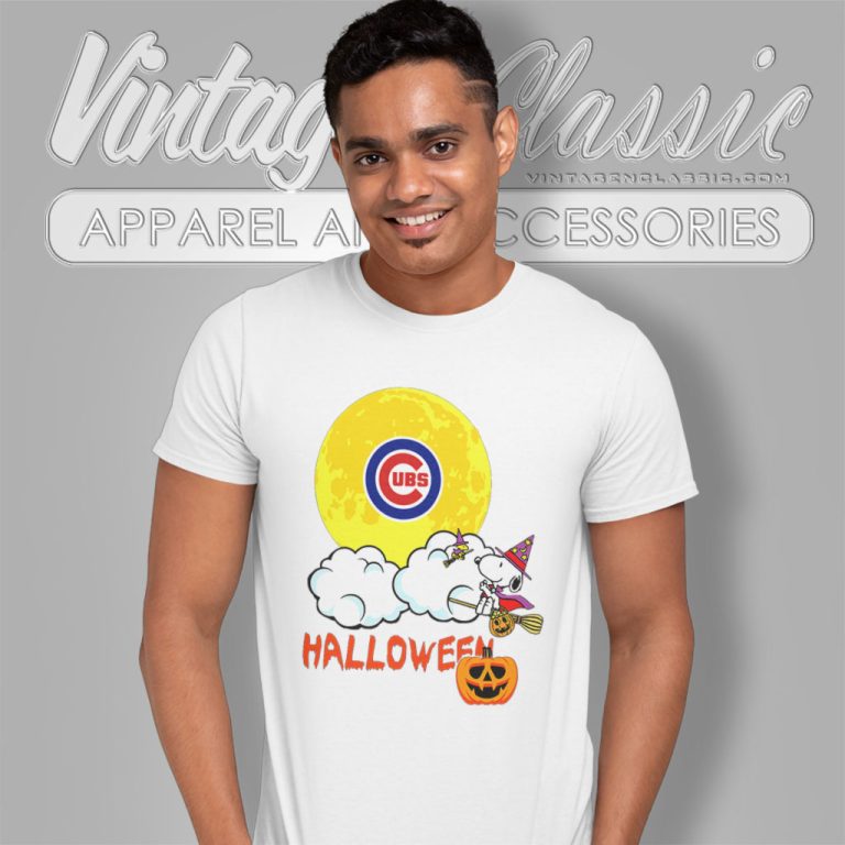Chicago Cubs Snoopy Halloween T Shirt Chicago Cubs Snoopy Halloween T Shirt