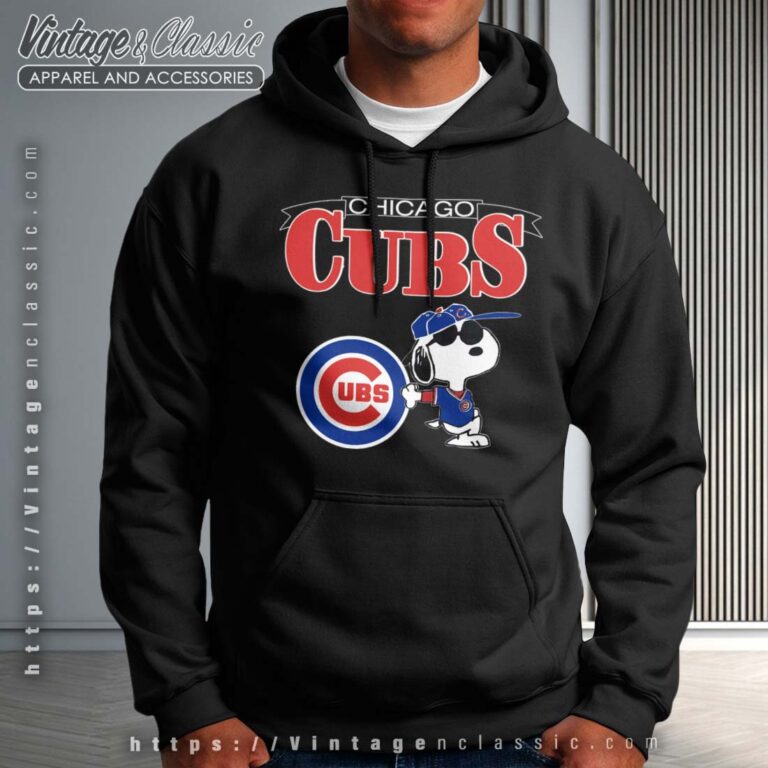 Chicago Cubs Snoopy Peanuts Black hoodie Chicago Cubs Snoopy Peanuts Black hoodie