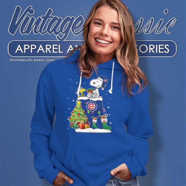 Chicago Cubs Snoopy Woodstock Christmas Hoodie Chicago Cubs Snoopy Woodstock Christmas Hoodie