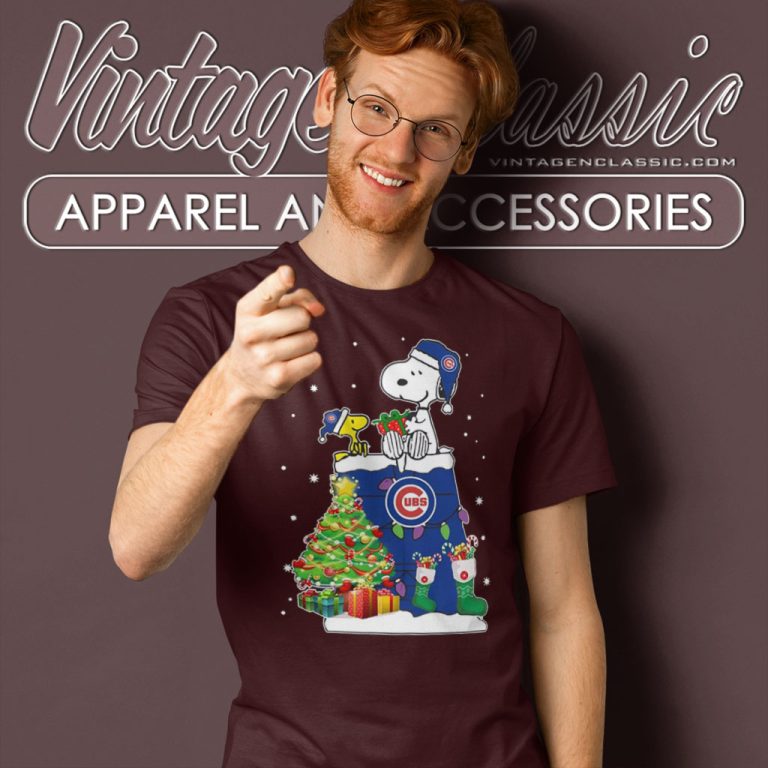 Chicago Cubs Snoopy Woodstock Christmas T Shirt Chicago Cubs Snoopy Woodstock Christmas T Shirt
