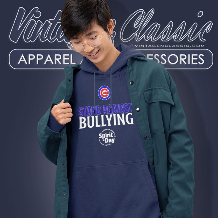 Chicago Cubs Spirit Day Stand Against Bullying Hoodie Chicago Cubs Spirit Day Stand Against Bullying Hoodie