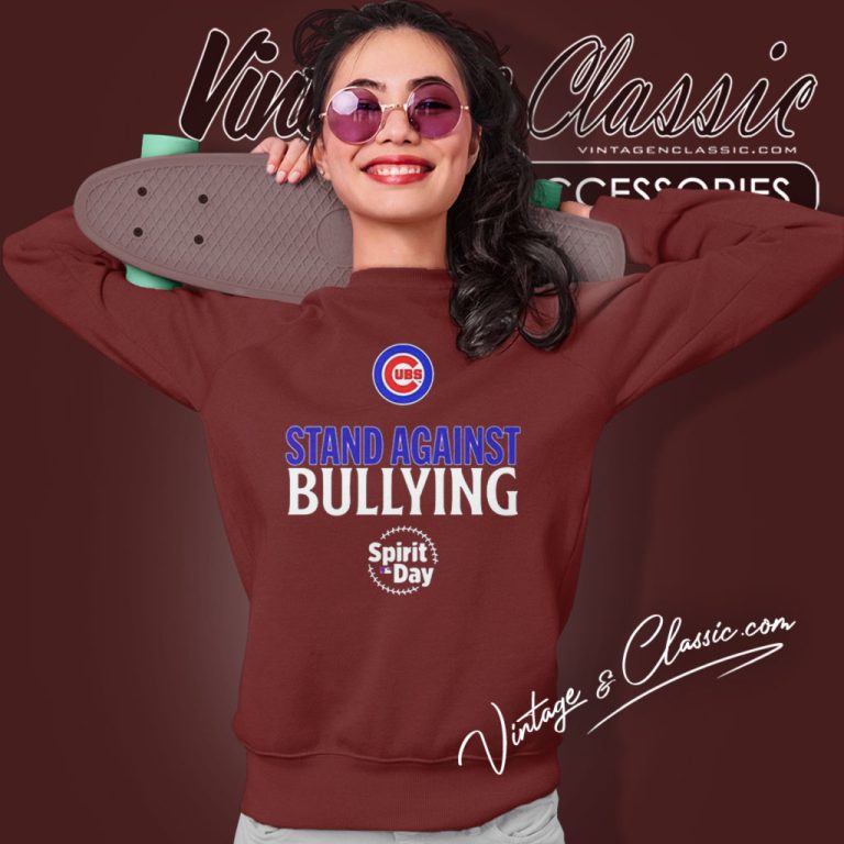 Chicago Cubs Spirit Day Stand Against Bullying Sweatshirt Chicago Cubs Spirit Day Stand Against Bullying Sweatshirt