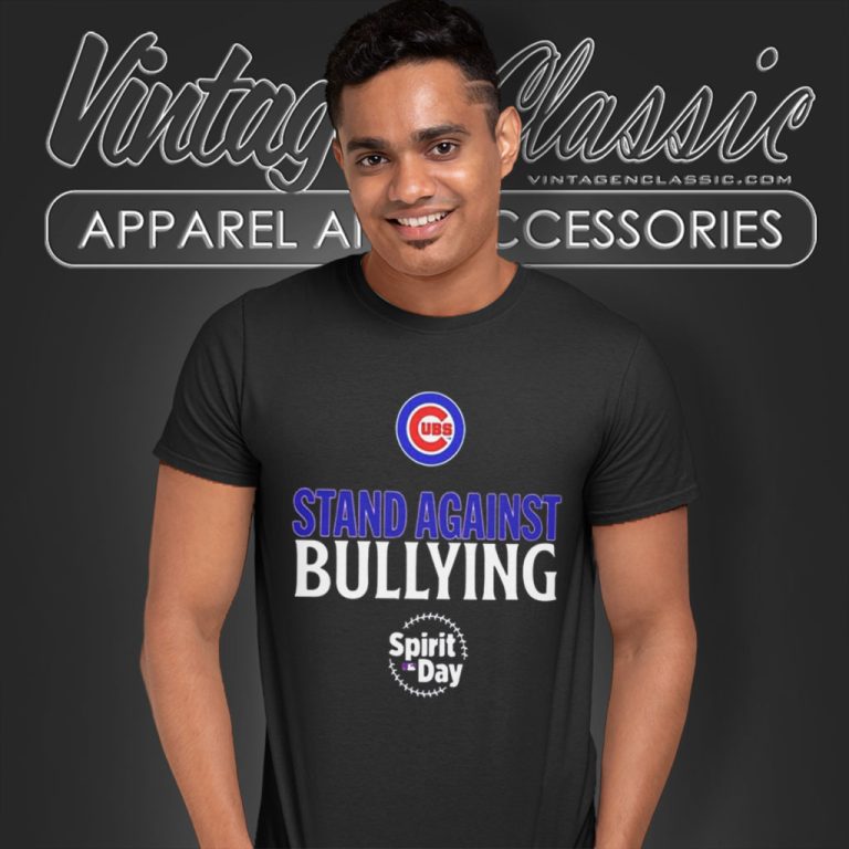 Chicago Cubs Spirit Day Stand Against Bullying T Shirt Chicago Cubs Spirit Day Stand Against Bullying T Shirt