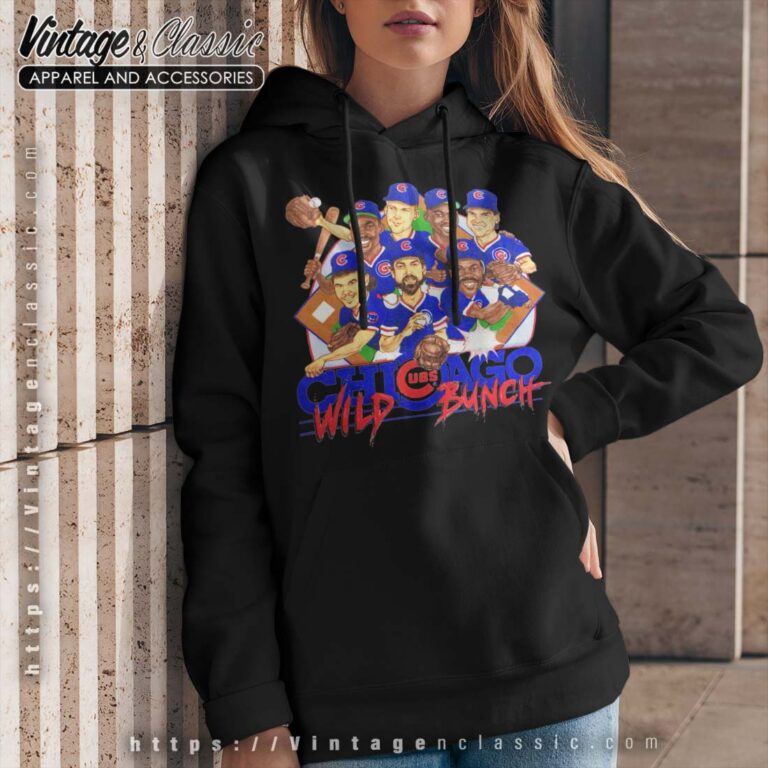 Chicago Cubs Wild Bunch Caricature Black Chicago Cubs Wild Bunch Caricature Black