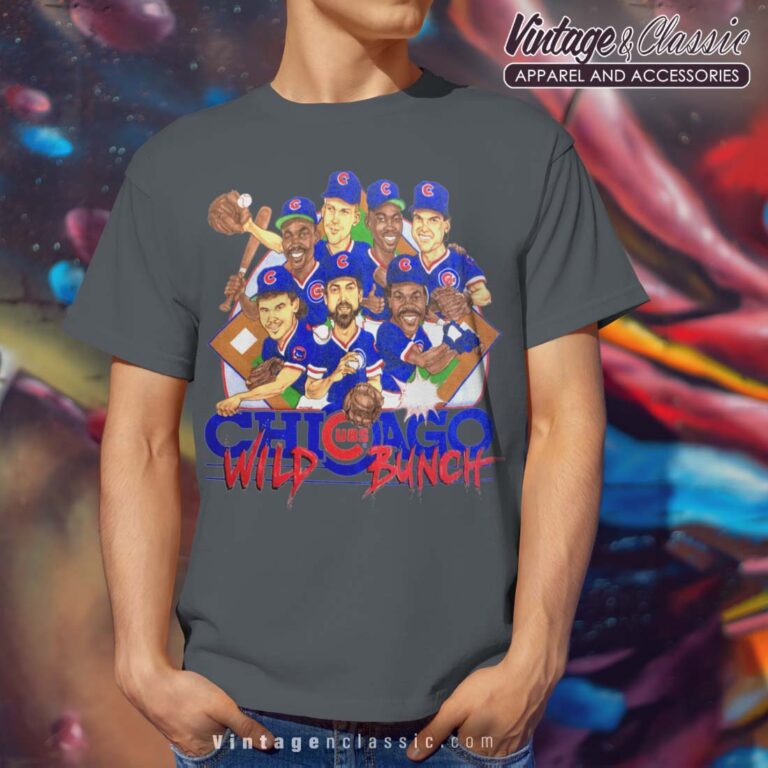 Chicago Cubs Wild Bunch Caricature T Shirt Chicago Cubs Wild Bunch Caricature T Shirt