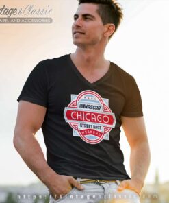 Chicago Nascar Grant Park Street Race Weekend V Neck TShirt