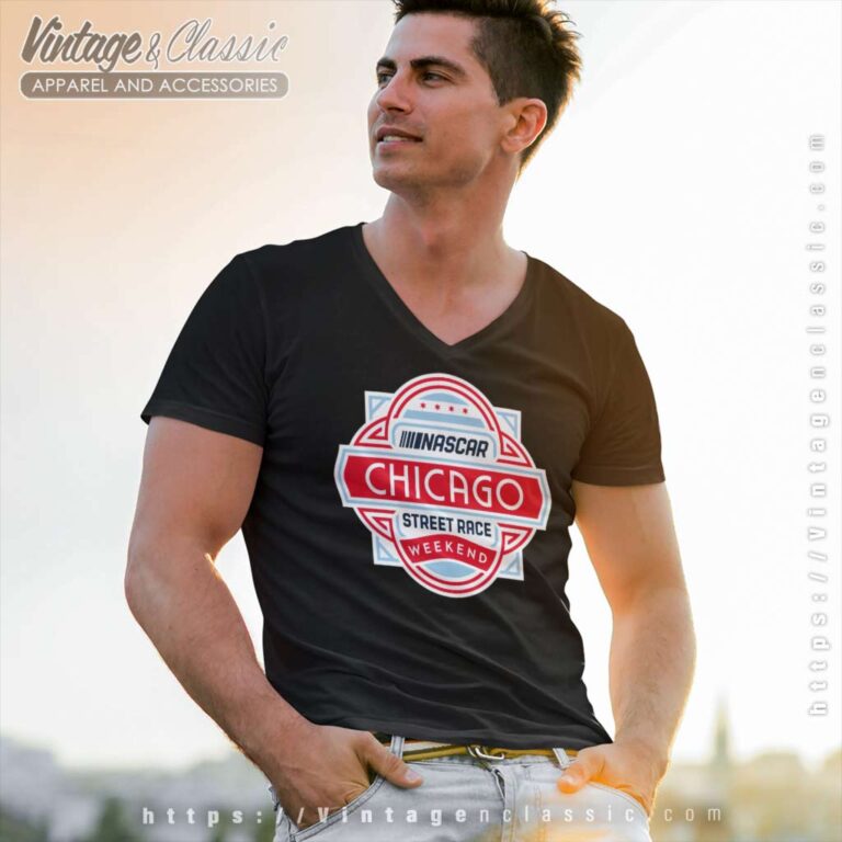 Chicago Nascar Grant Park Street Race Weekend V Neck TShirt Chicago Nascar Grant Park Street Race Weekend V Neck TShirt