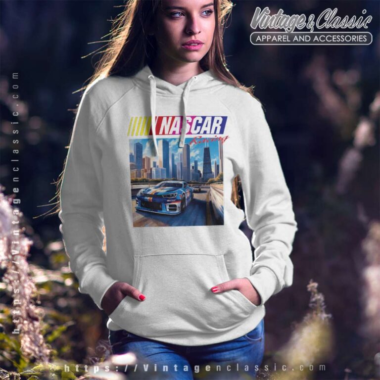 Chicago Nascar Racing Grant Park Skyline Hoodie Chicago Nascar Racing Grant Park Skyline Hoodie