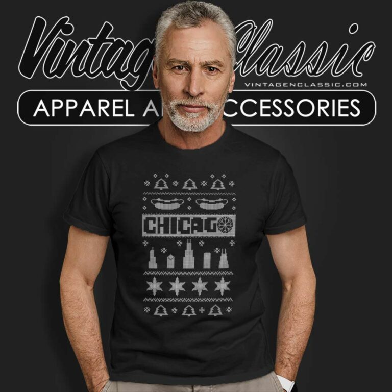 Chicago Ugly Christmas T Shirt 1 Chicago Ugly Christmas T Shirt 1