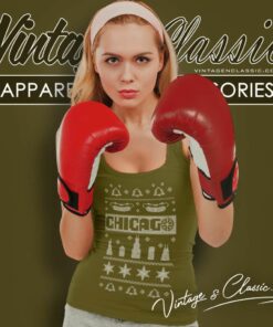 Chicago Ugly Christmas Tank Top Racerback 1