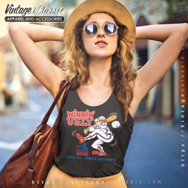 Chicago White Sox 1983 Al West Champ Tank Top Racerback Chicago White Sox 1983 Al West Champ Tank Top Racerback