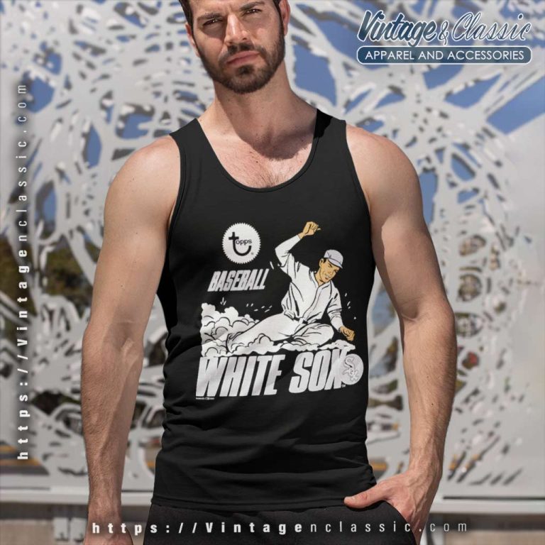 Chicago White Sox Baseball Topps Tank Top Racerback Chicago White Sox Baseball Topps Tank Top Racerback