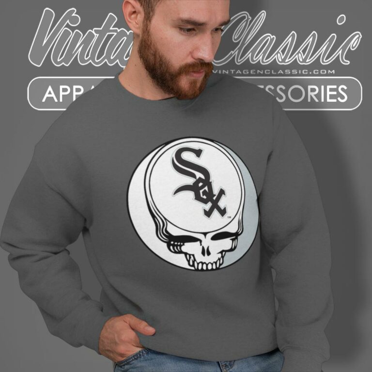 Chicago White Sox Grateful Dead Steal Your Face Sweatshirt Chicago White Sox Grateful Dead Steal Your Face Sweatshirt