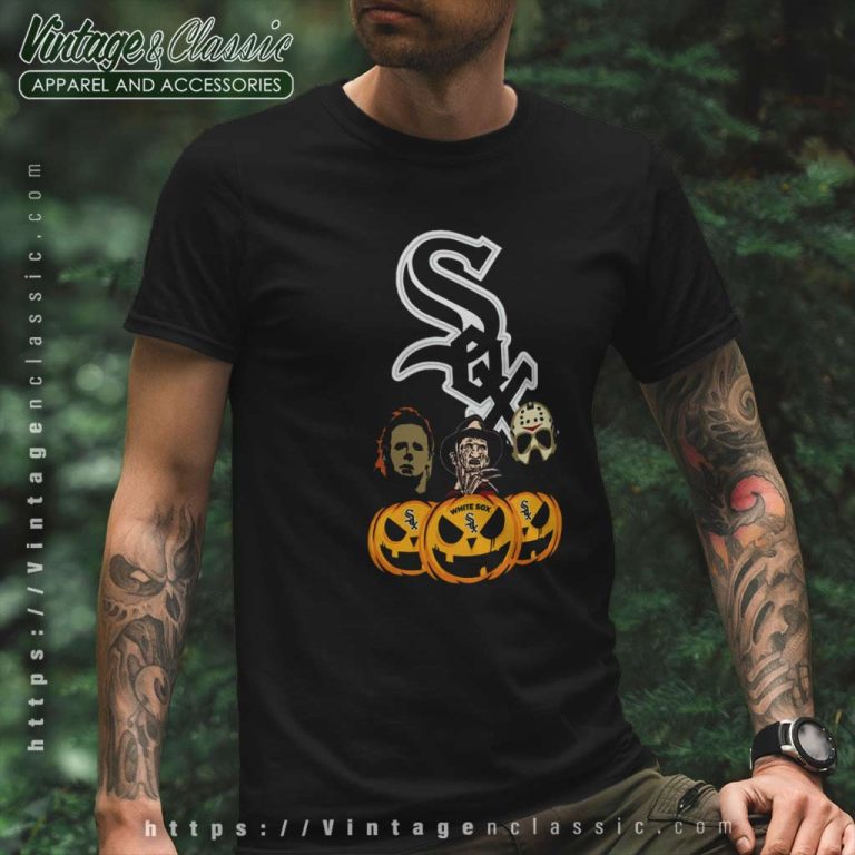 Chicago White Sox Halloween Jason Voorhees And Freddy Krueger T Shirt Chicago White Sox Halloween Jason Voorhees And Freddy Krueger T Shirt