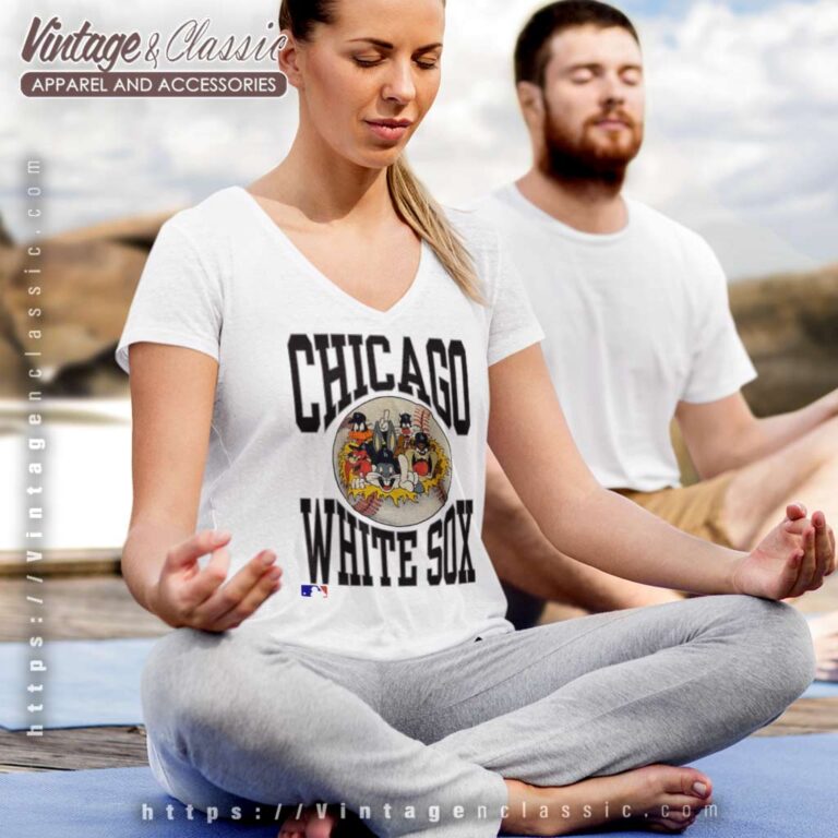 Chicago White Sox Looney Tunes V Neck TShirt Chicago White Sox Looney Tunes V Neck TShirt