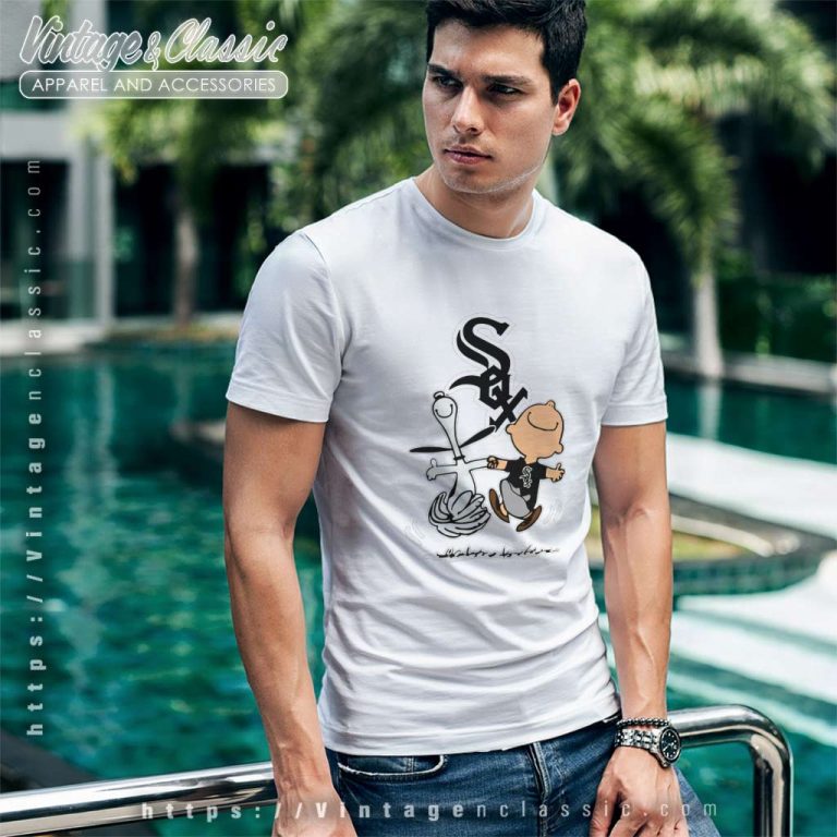 Chicago White Sox Mlb Snoopy And Charlie Brown T Shirt Chicago White Sox Mlb Snoopy And Charlie Brown T Shirt