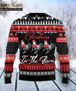 Chicken Farm Ugly Christmas Sweater