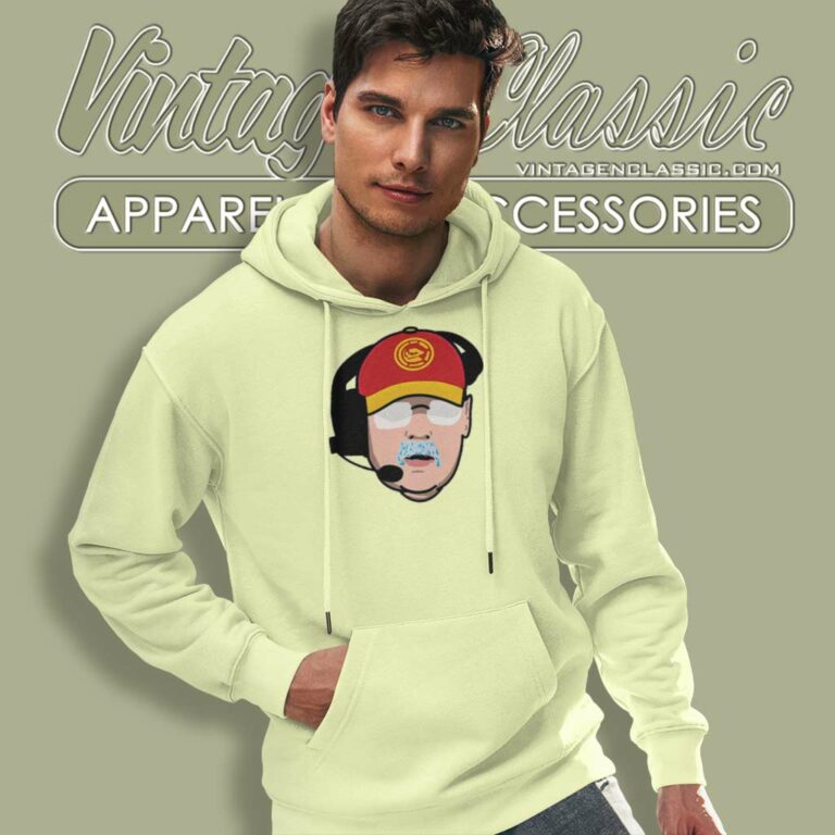 Chiefs Andy Reid Frozen Mustache Hoodie Chiefs Andy Reid Frozen Mustache Hoodie