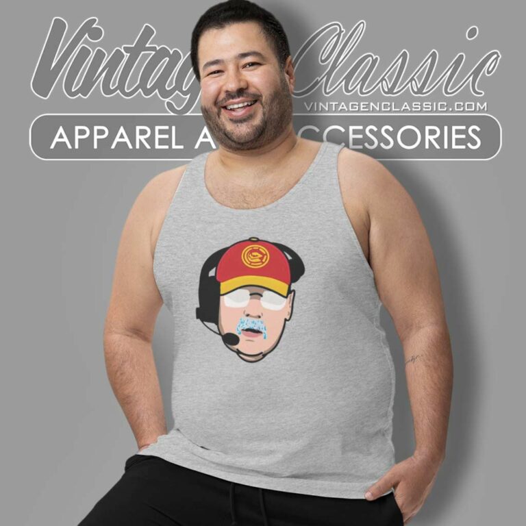 Chiefs Andy Reid Frozen Mustache Tank Top Racerback Chiefs Andy Reid Frozen Mustache Tank Top Racerback