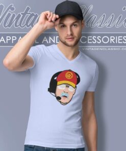Chiefs Andy Reid Frozen Mustache V Neck TShirt