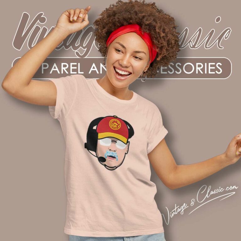 Chiefs Andy Reid Frozen Mustache Women TShirt Chiefs Andy Reid Frozen Mustache Women TShirt