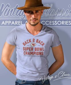 Chiefs Back 2 Back Shirt Super Bowl V Neck TShirt
