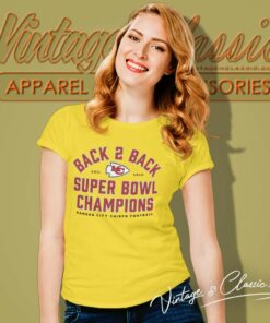 Chiefs Back 2 Back Shirt Super Bowl Women TShirt