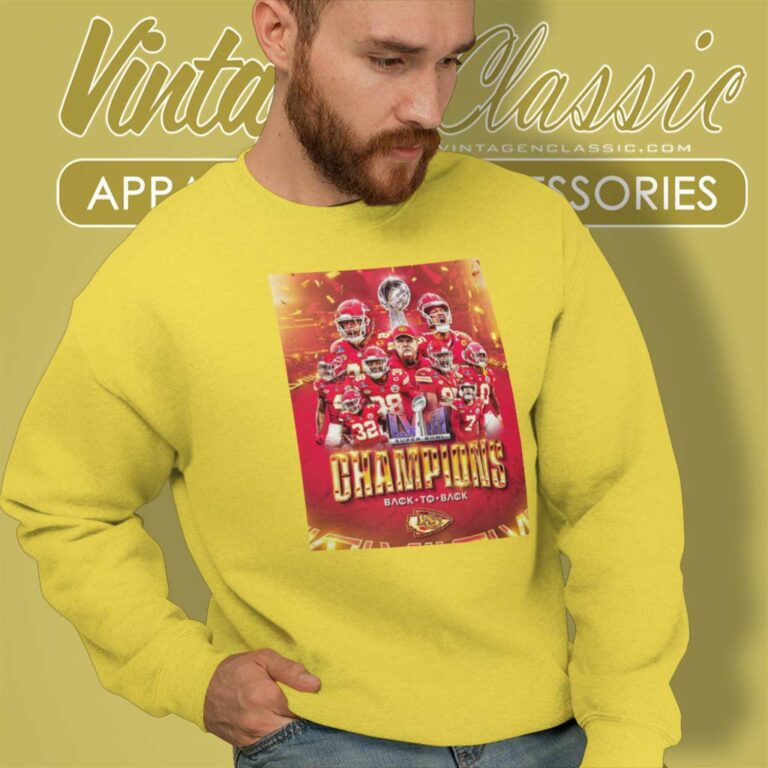 Chiefs Back To Back Shirt Super Bowl Lviii Sweatshirt Chiefs Back To Back Shirt Super Bowl Lviii Sweatshirt