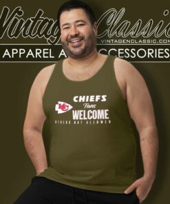 Chiefs Fans Welcome Others Not Allowed Tank Top Racerback