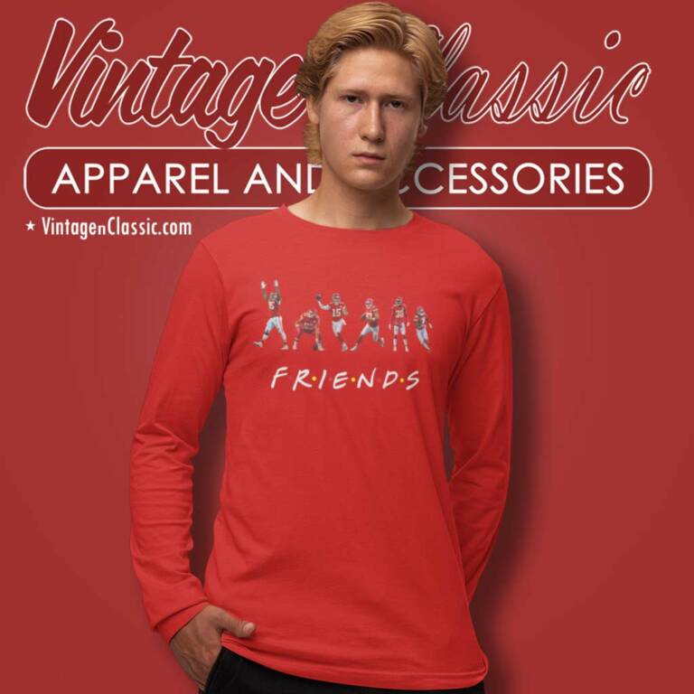 Chiefs Friends Shirt Mahomes Kelce Jones Long Sleeve Tee Chiefs Friends Shirt Mahomes Kelce Jones Long Sleeve Tee