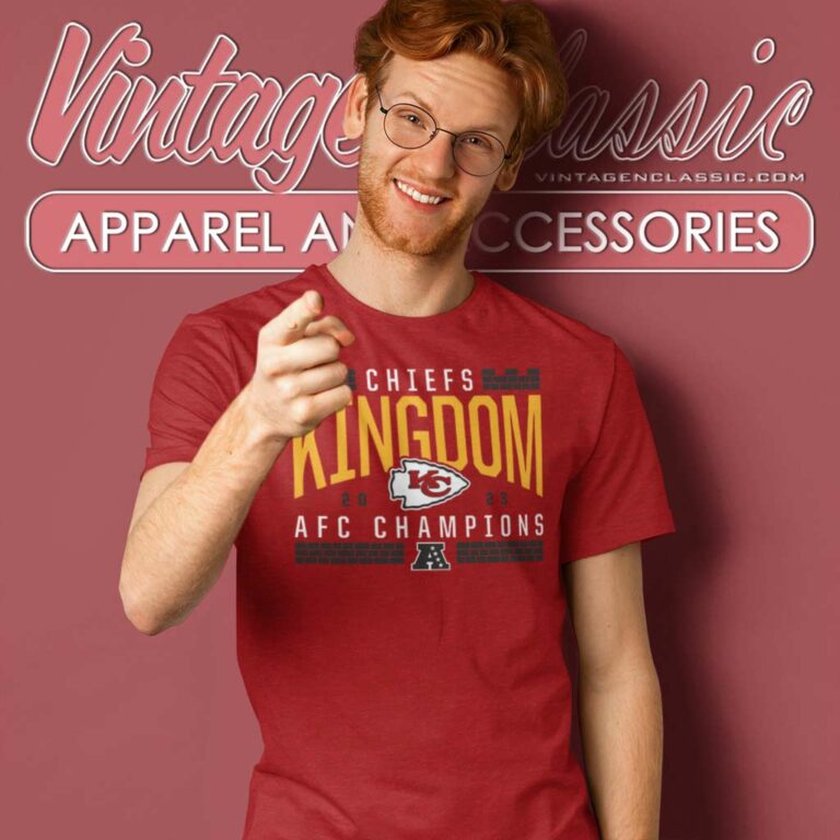 Chiefs Kingdom 2023 Afc Champions T Shirt Chiefs Kingdom 2023 Afc Champions T Shirt