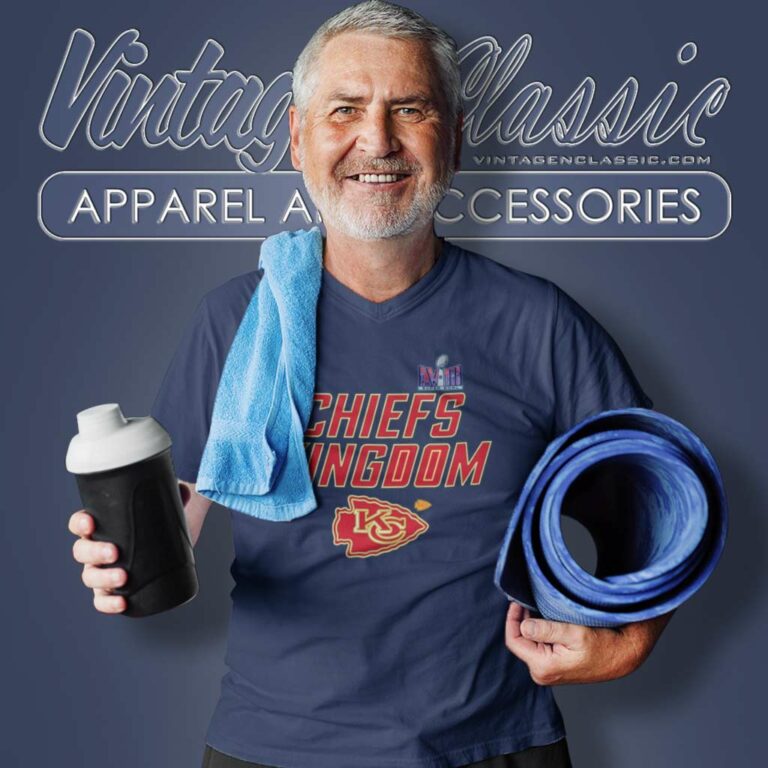 Chiefs Kingdom Logo Super Bowl Lviii V Neck TShirt Chiefs Kingdom Logo Super Bowl Lviii V Neck TShirt