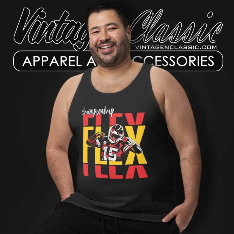 Chiefs Patrick Mahomes Championship Flex Tank Top Racerback Chiefs Patrick Mahomes Championship Flex Tank Top Racerback