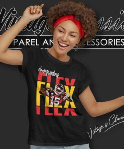 Chiefs Patrick Mahomes Championship Flex Women TShirt