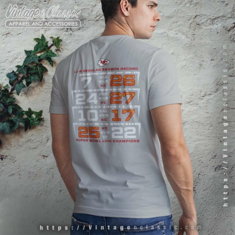 Chiefs Super Bowl Lviii Champions 2024 back tshirt Chiefs Super Bowl Lviii Champions 2024 back tshirt
