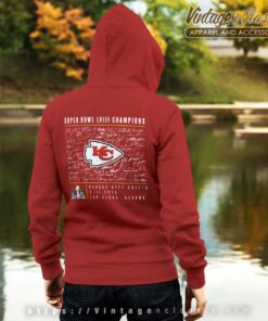 Chiefs Super Bowl Lviii Champions Signing back Hoodie