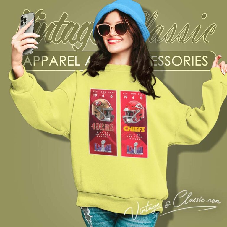 Chiefs Vs 49ers Super Bowl Lviii Sweatshirt Chiefs Vs 49ers Super Bowl Lviii Sweatshirt
