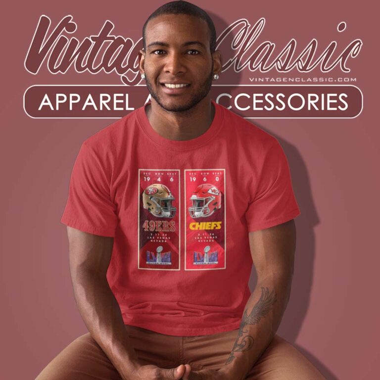 Chiefs Vs 49ers Super Bowl Lviii T Shirt Chiefs Vs 49ers Super Bowl Lviii T Shirt